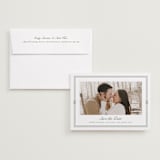 "Court" - Save the Dates in Leaf by Kate Ahn - Save the Date with Envelope
