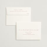 "Ink scribble" - Save the Dates in Rosebud by Adelyn T. - FREE Recipient Addressing