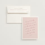 "Ink scribble" - Save the Dates in Rosebud by Adelyn T. - Save the Date with Envelope