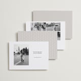 "vintage script" - Save the Dates in Snow by Sara Hicks Malone - Back of Card Options