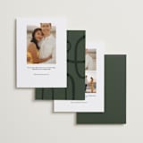 "Free Cake" - Save the Dates in Hunter by Erin L. Wilson - Back of Card Options