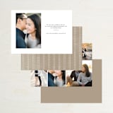 "Kindred" - Save the Dates in Nutmeg by Melissa Egan of Pistols - Back of Card Options