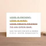 "Love is..." - Save the Dates in Sorbet by Hudson meet Rose - Front