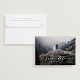 "Ever After" - Save the Dates in Cotton by AK Graphics - Save the Date with Envelope