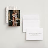"Sentimental Script" - Save the Dates in Cotton by Susan Zinader - Assembled