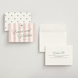 "Palm Stripes" - Save the Dates in Taffy by Susan Zinader - Assembled