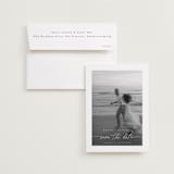 "Gaussian" - Save the Dates in Ivory by Pippa Shaw - Save the Date with Envelope