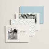 "Hydrangea Hedge" - Save the Dates in Nantucket by Susan Zinader - Back of Card Options