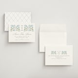 "Hydrangea Hedge" - Save the Dates in Nantucket by Susan Zinader - Assembled
