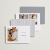 "Modern Elegance" - Save the Dates in Snow by Alexandra Dzh - Back of Card Options