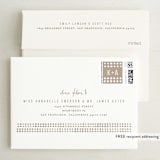"Kindred" - Save the Dates in Nutmeg by Melissa Egan of Pistols - FREE Recipient Addressing