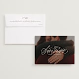 "Layover" - Save the Dates in Almond by Erin L. Wilson - Save the Date with Envelope