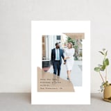"Framed Corner" - Save the Dates in Kraft by ASQ Studio - Front
