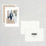 "Framed Corner" - Save the Dates in Kraft by ASQ Studio - Assembled