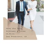 "Framed Corner" - Save the Dates in Kraft by ASQ Studio - Detail