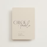 "Layered" - Save the Dates in Natural by Kelly Schmidt - Front