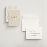 "Layered" - Save the Dates in Natural by Kelly Schmidt - Assembled