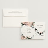 "Maya Rustica" - Save the Dates in Rose by Petra Kern - Save the Date with Envelope