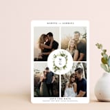 "Enchanted Greenery" - Save the Dates in Frost by Susan Moyal - Front