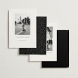 "Classy Type" - Save the Dates in Lily by Hooray Creative - Back of Card Options