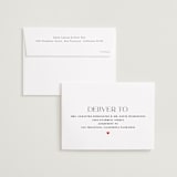 "Pair of Hearts from Disney's Alice In Wonderland" - Save the Dates in Ruby by Baumbirdy - FREE Recipient Addressing