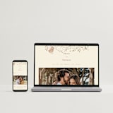 "Disney Storybook" - Save the Dates in Autumn by Morgan Ramberg - FREE Wedding Website