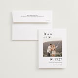 "It's a Date!" - Save the Dates in Onyx by Joyce Pinheiro - Save the Date with Envelope