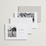 "Venecia" - Save the Dates in Ivory by Maja Cunningham - Back of Card Options