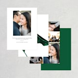 "Mod Palm" - Save the Dates in Pearl by Erin Hodges - Back of Card Options