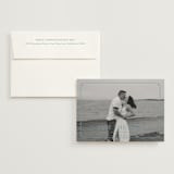 "Fleur Corner" - Save the Dates in French Blue by Carolyn MacLaren - Save the Date with Envelope