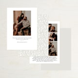 "Botanical Press" - Save the Dates in Cloud by Paper Raven Co. - Back of Card Options