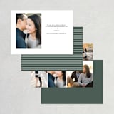 "Stacked Serif" - Save the Dates in Cream by Lauren Chism - Back of Card Options