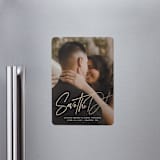 "Willow" - Save the Dates in Powder by Sandra Picco Design - Front