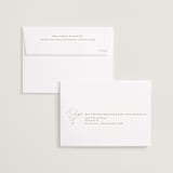 "Willow" - Save the Dates in Powder by Sandra Picco Design - FREE Recipient Addressing
