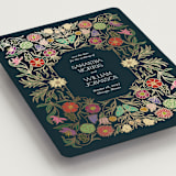"Gilded Tapestry" - Save the Dates in Midnight Garden by Simona Camp - Detail