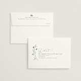 "Chelsea" - Save the Dates in Emerald by Vera Lim - FREE Recipient Addressing