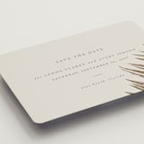 "Gilded Palm" - Save the Dates in Sand by Melinda Denison - Detail