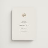 "Simple Seashell" - Save the Dates in Sand by Hannah Bowman - Magnet Front