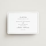 "Wentworth" - Save the Dates in Black Tie by Megan Davis - Magnet Front