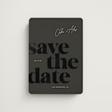 "Retro" - Save the Dates in Evening by Eric Clegg - Magnet Front