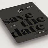 "Retro" - Save the Dates in Evening by Eric Clegg - Detail