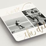 "tri-photo save the date" - Save the Dates in Veil by Elsa Duncan - Detail