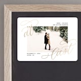 "At long last" - Save the Dates in Onyx by Kimberly FitzSimons - Front