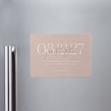 "Foil Overlay" - Save the Dates in Blush by Jennifer Postorino - Front