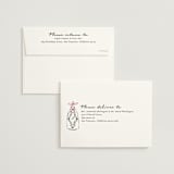 "Sparkling Champagne Tower" - Save the Dates in Petal by Jackie Crawford - FREE Recipient Addressing