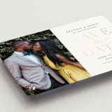 "Simply Striking" - Save the Dates in Gold Giltz by Stacey Meacham - Detail
