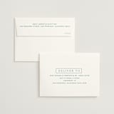 "Modernized" - Save the Dates in Jade by Kerry Doyle - FREE Recipient Addressing