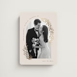 "Garland Arch" - Save the Dates in Linen by Laura Hankins - Magnet Front