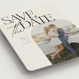 "Penelope" - Save the Dates in Ecru by Morgan Kendall - Detail