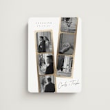 "Snapshots" - Save the Dates in Pearl by Leah Bisch - Magnet Front